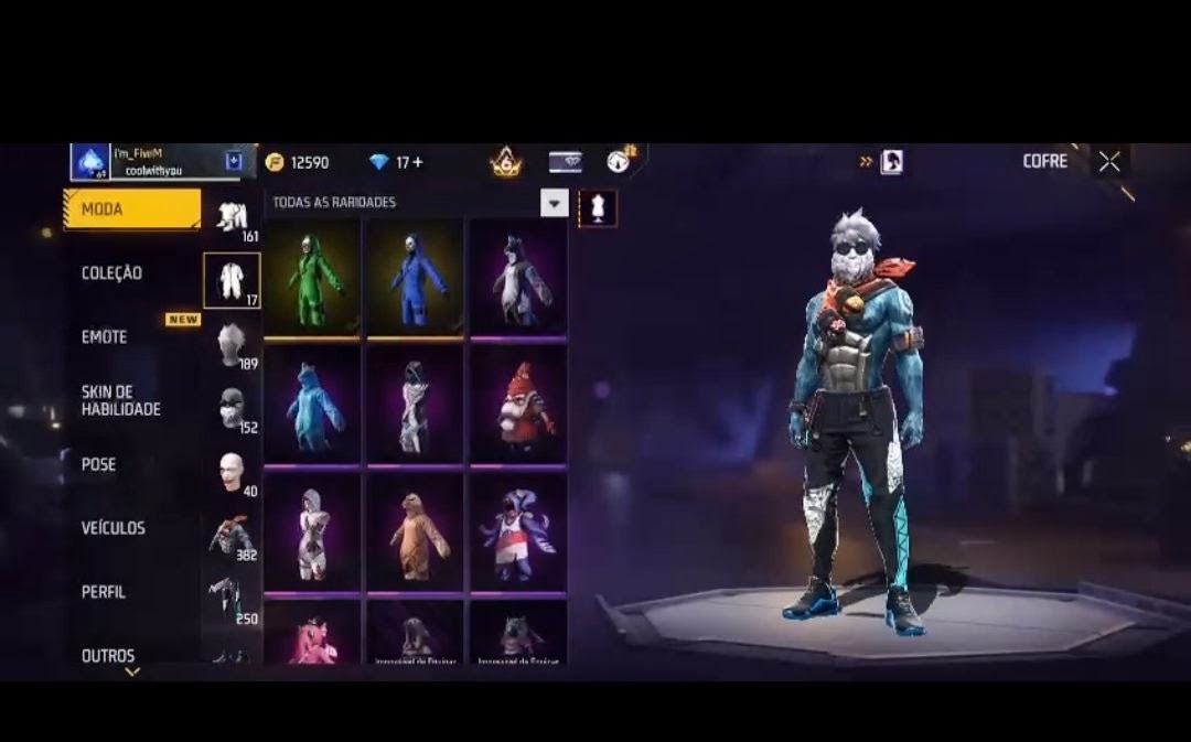 CONTA TOP ump evolutiva skin do Mandela🩸