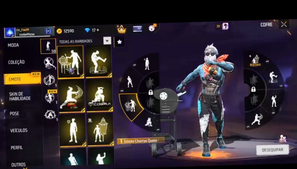 CONTA TOP ump evolutiva skin do Mandela🩸