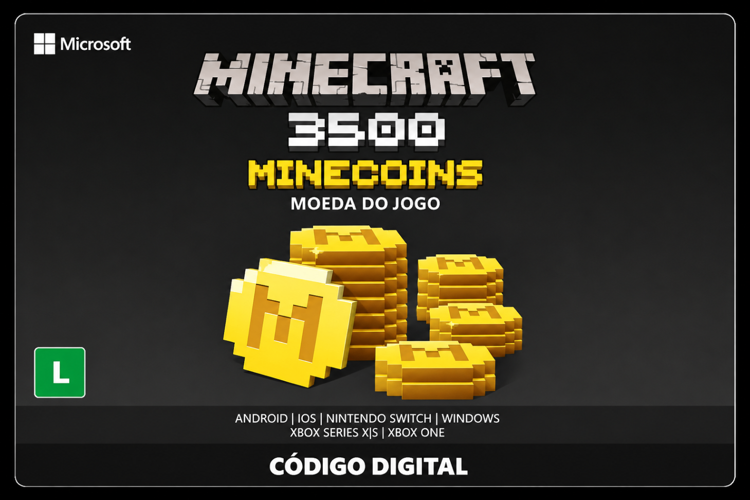 Minecraft - Minecoins 3500 Coins