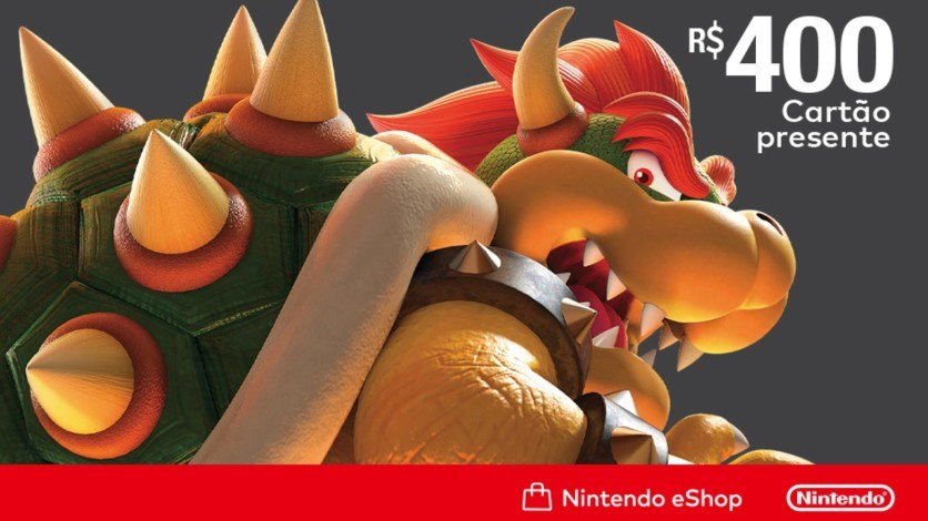 Nintendo - Gift Card Digital 400 Reais