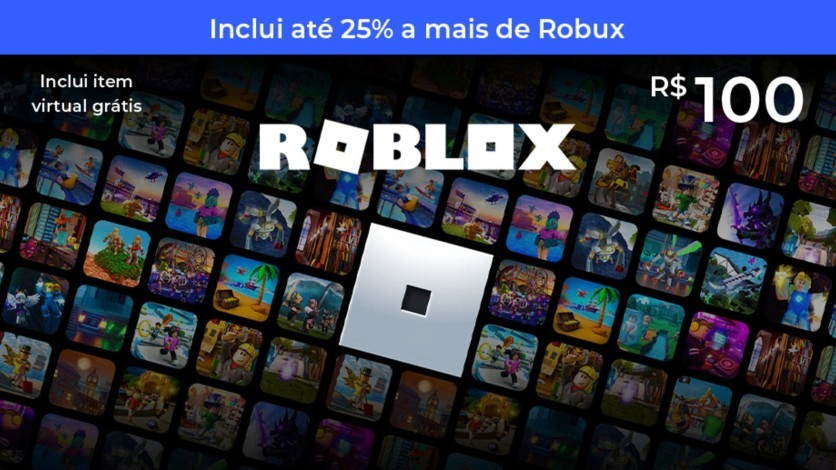 Roblox - Gift Card Digital R$100