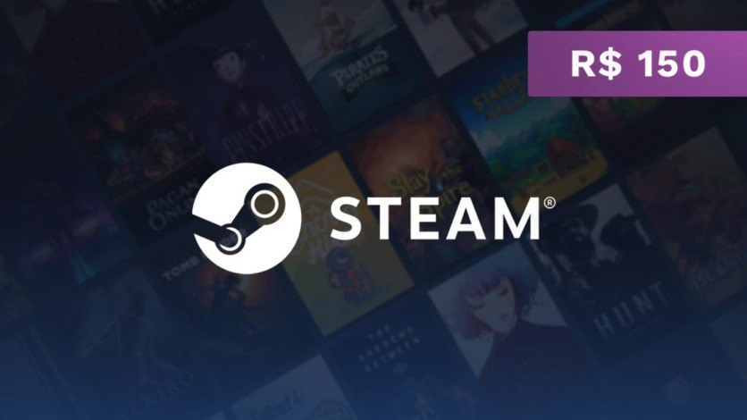 Steam - Cartão Presente Digital R$150