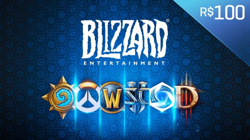 Blizzard - Saldo Gift Card Digital 100 Reais