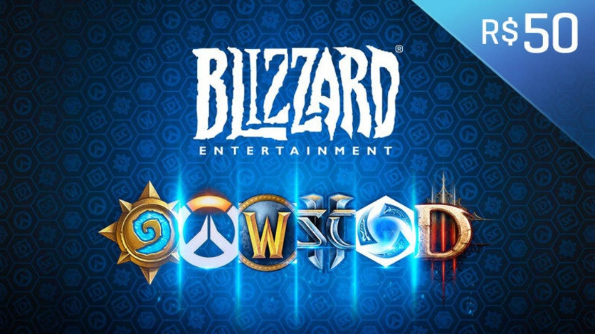 Blizzard - Saldo Gift Card Digital 50 Reais