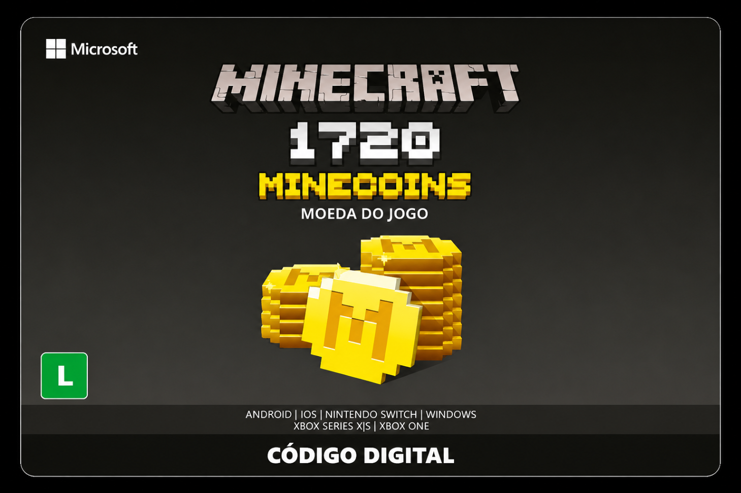 Minecraft - Minecoins 1720 Coins
